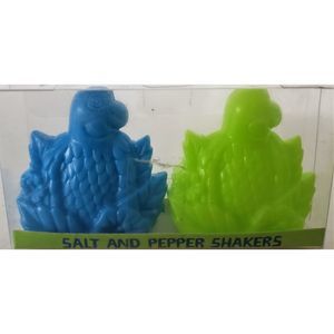 Amscan Blue & Green Luau Tropical Parrot Salt & Pepper Shakers